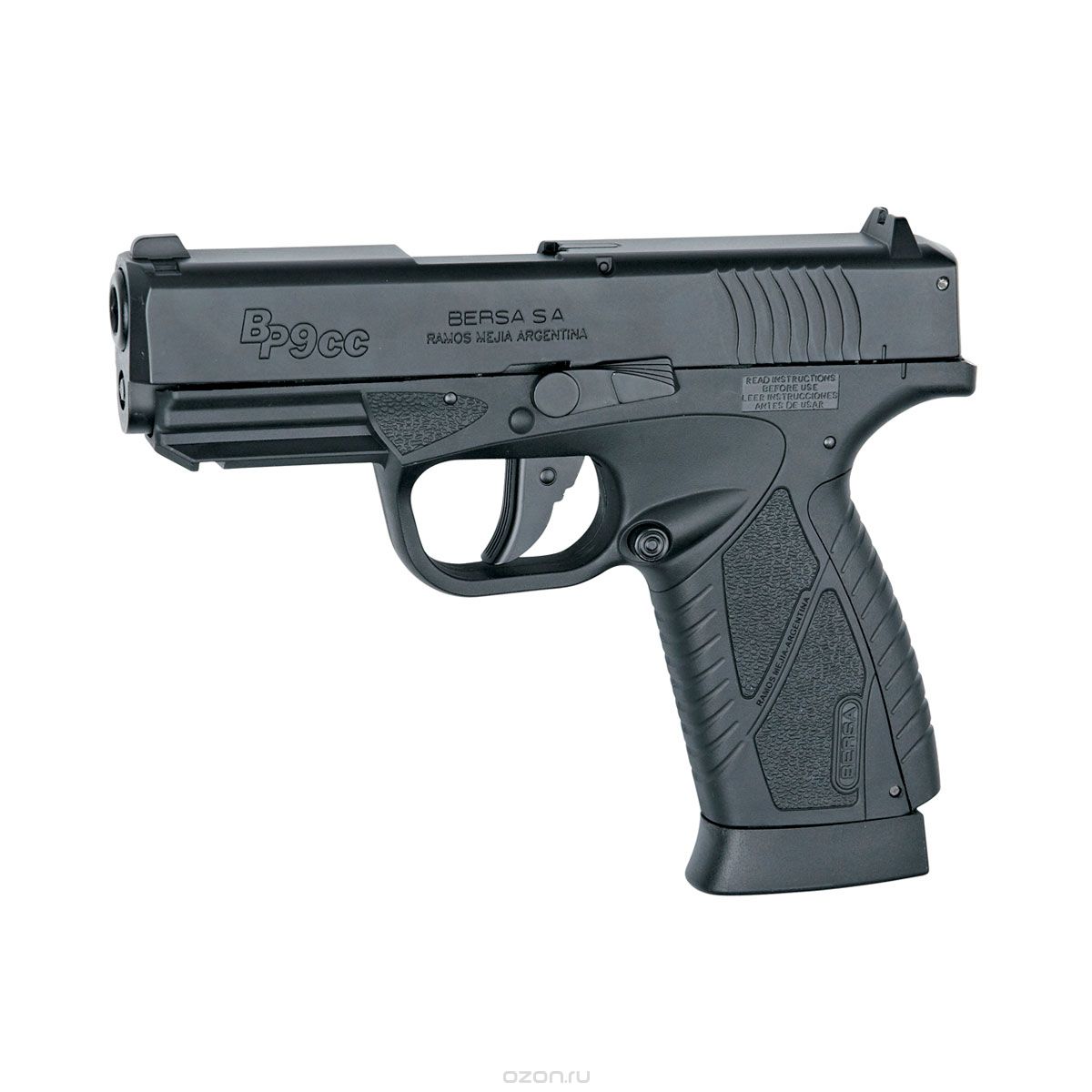 ASG "Bersa BP9CC" Blowback пистолет пневматический CO2, BB, 4,5 мм, цвет: Black (17301)