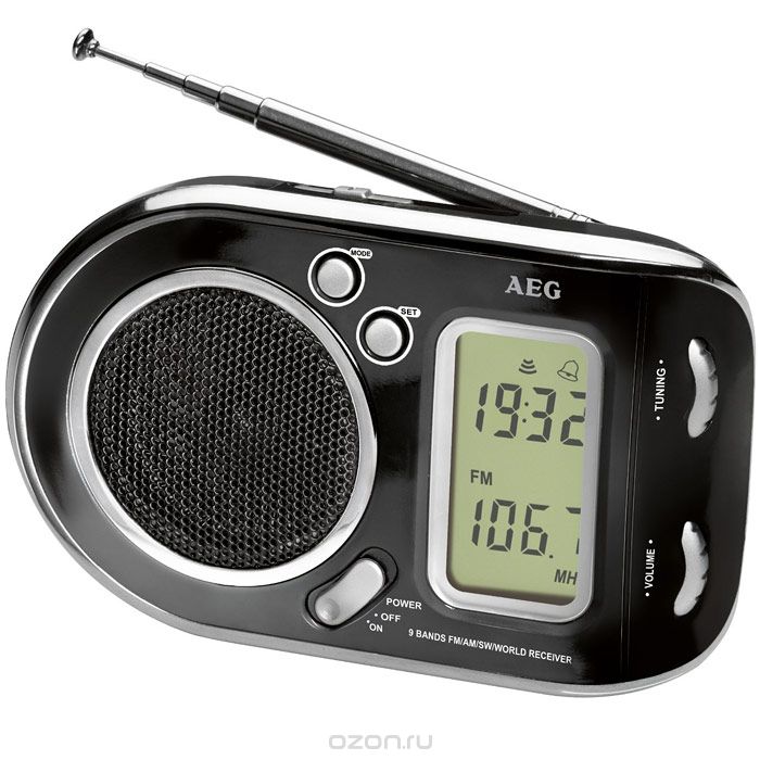 AEG WE 4125, Black радиоприемник