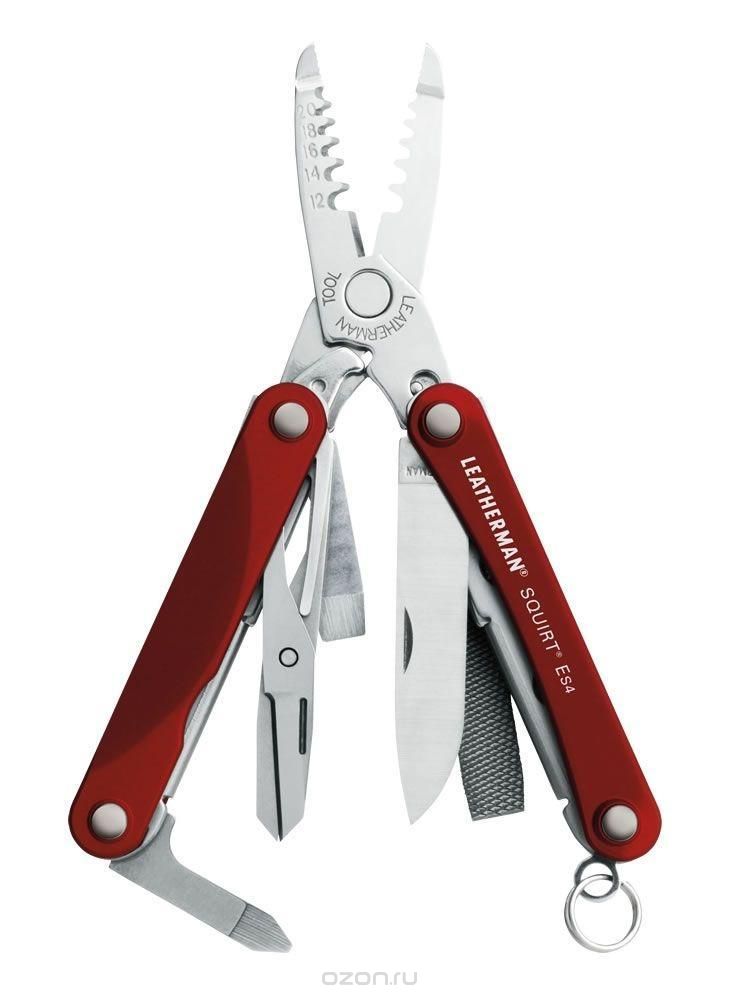 Leatherman Squirt ES4 мультитул, Red