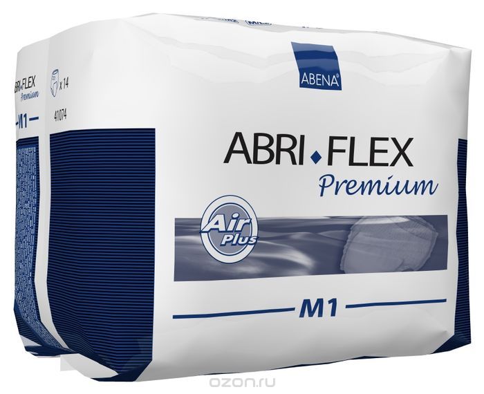 Abena Подгузники для взрослых Abri-Flex М1 дневные 14 шт 41083