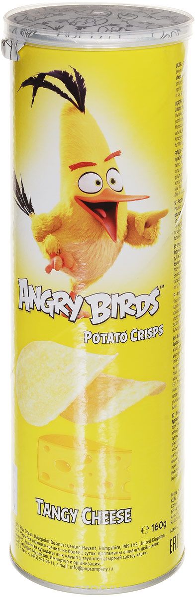 Angry Birds чипсы со вкусом сыра, 160 г