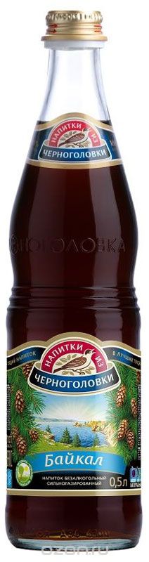 "Байкал" напиток безалкогольный сильногазированный, 0,5 л