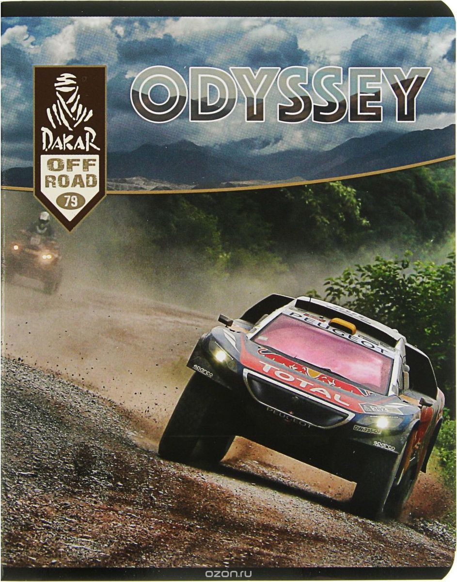Academy style Тетрадь Dakar 96 листов в клетку