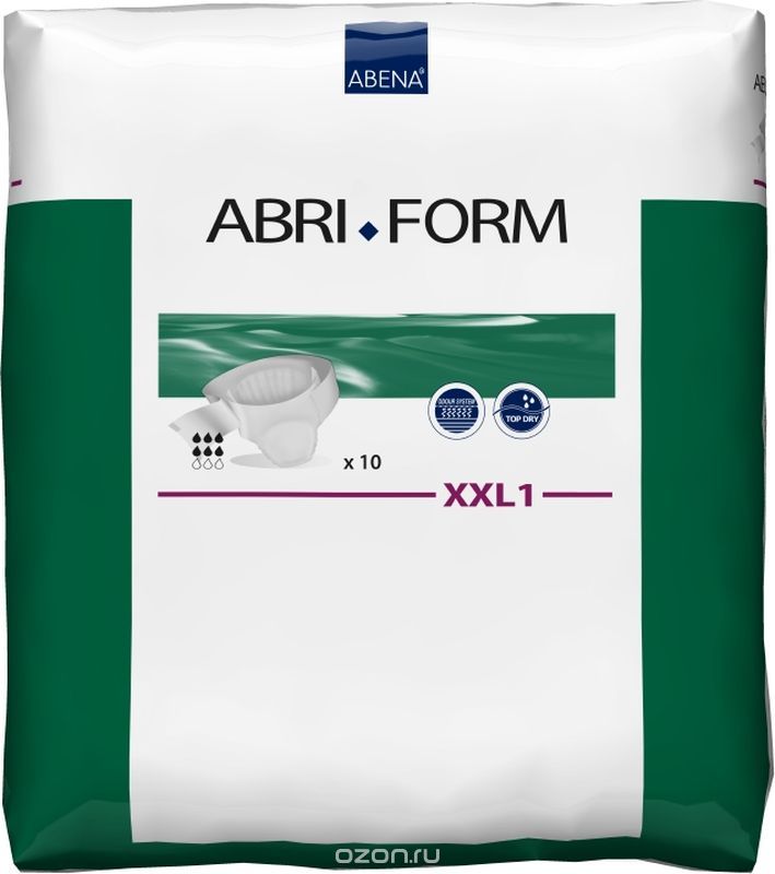 Abena Подгузники для полных людей Abri-Form XXL1 10 шт