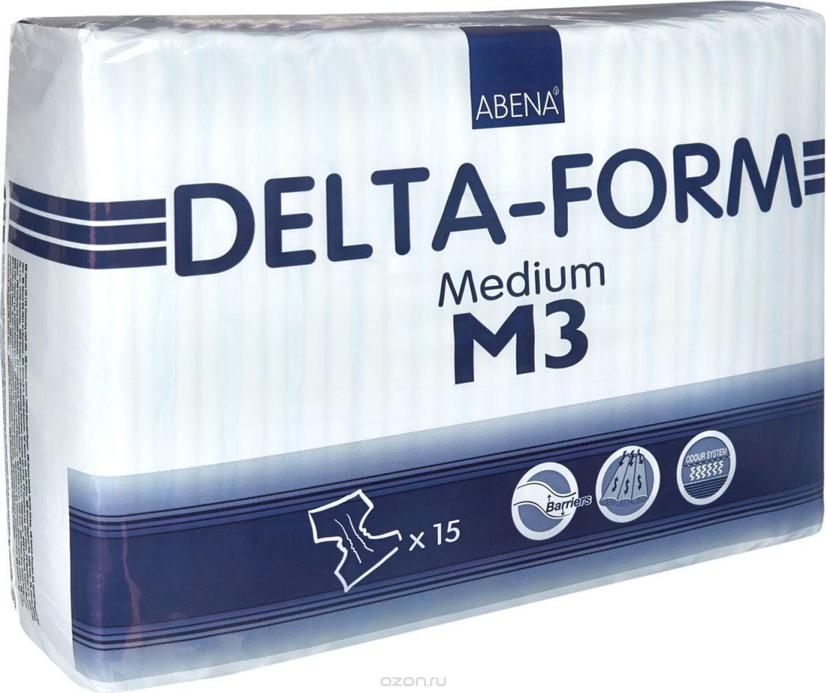 Abena Подгузники для взрослых Delta-Form M3 15 шт