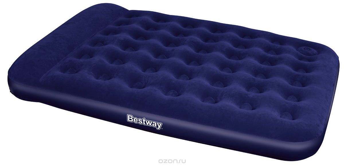 Bestway Матрас надувной "Queen", со встроенным ножным насосом, 203 х 152 х 28 см