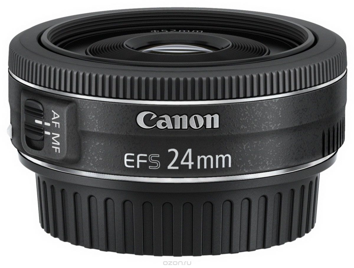 Canon EF-S 24 mm 2.8 STM, Black объектив