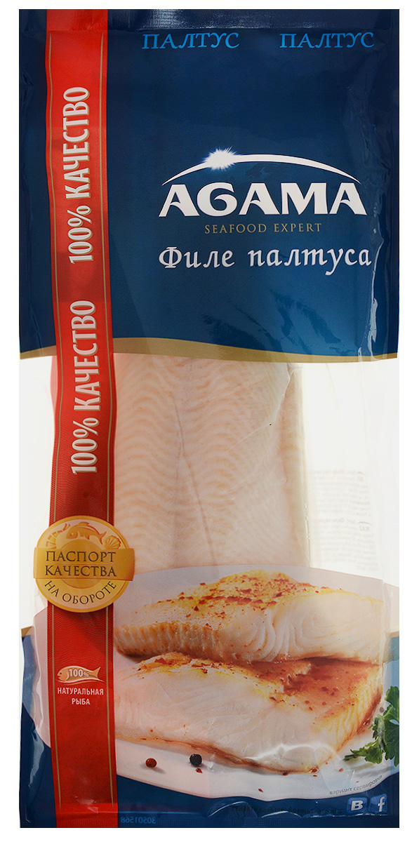 Agama Палтус филе, 400 г