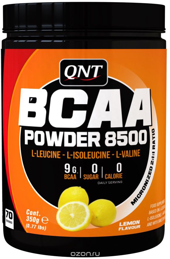BCAA QNT"8500", лимон, 350 г